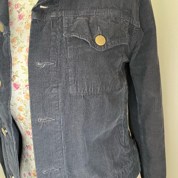 American Apparel corduroy navy jacket - Picture 2 of 3